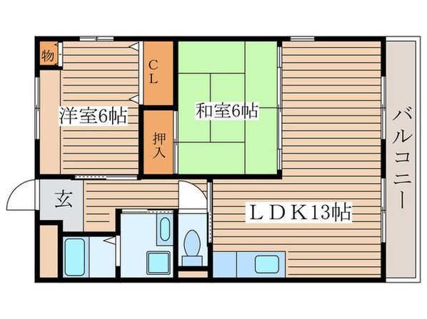 Coralreefの物件間取画像